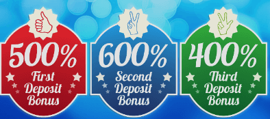 500% casino bonus